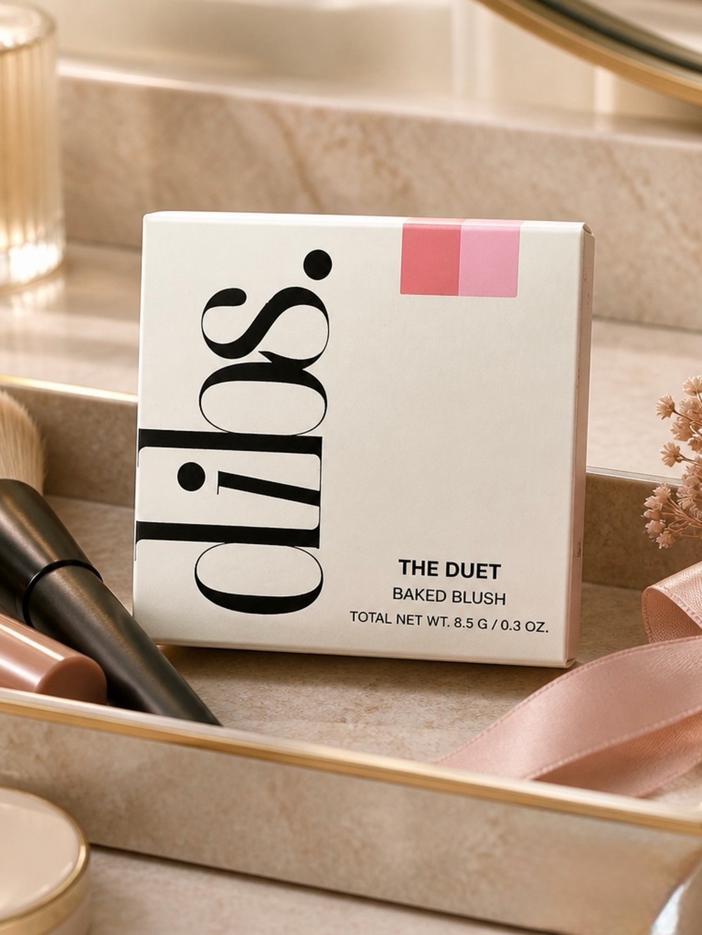 The Duet Baked Blush in Pink Duo